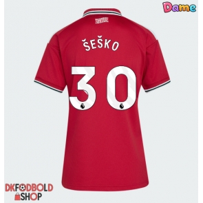 Manchester United Benjamin Sesko #30 Hjemmebanetrøje Dame 2026-27 Kort ærmer